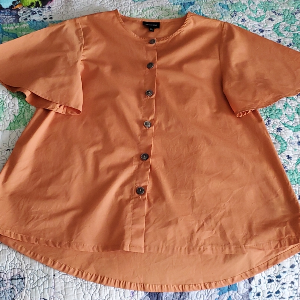 Who What Wear peach blouse sz. XS